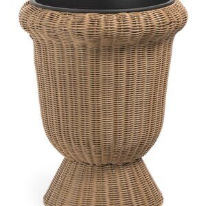 RACHEL ZOE Woven Footed Urn Indoor/Outdoor Planter